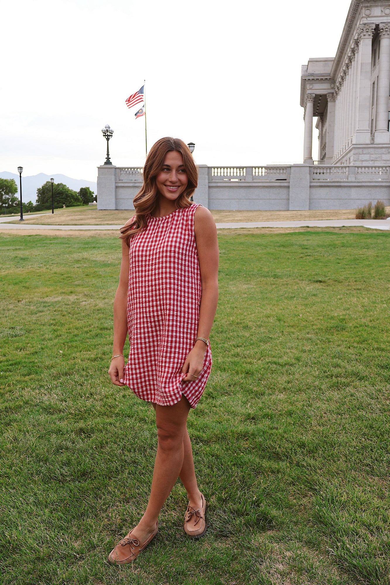 Sweet Annie Gingham Dress