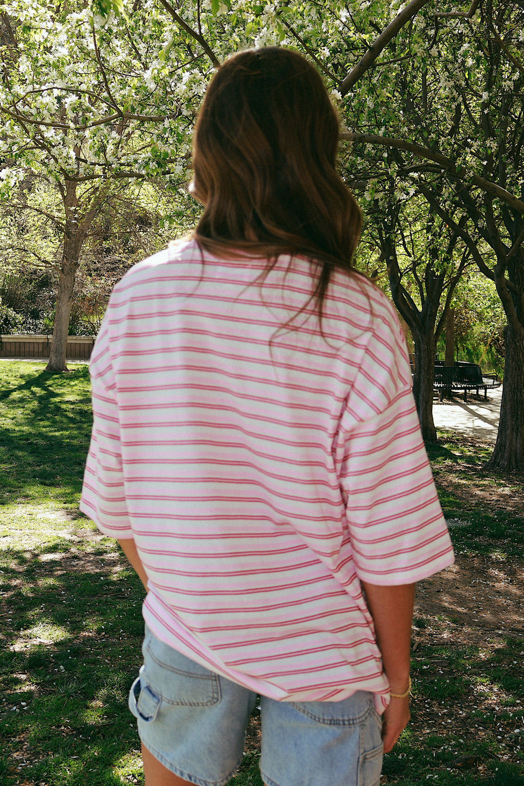 Sweet Tart Oversized Pink Tee