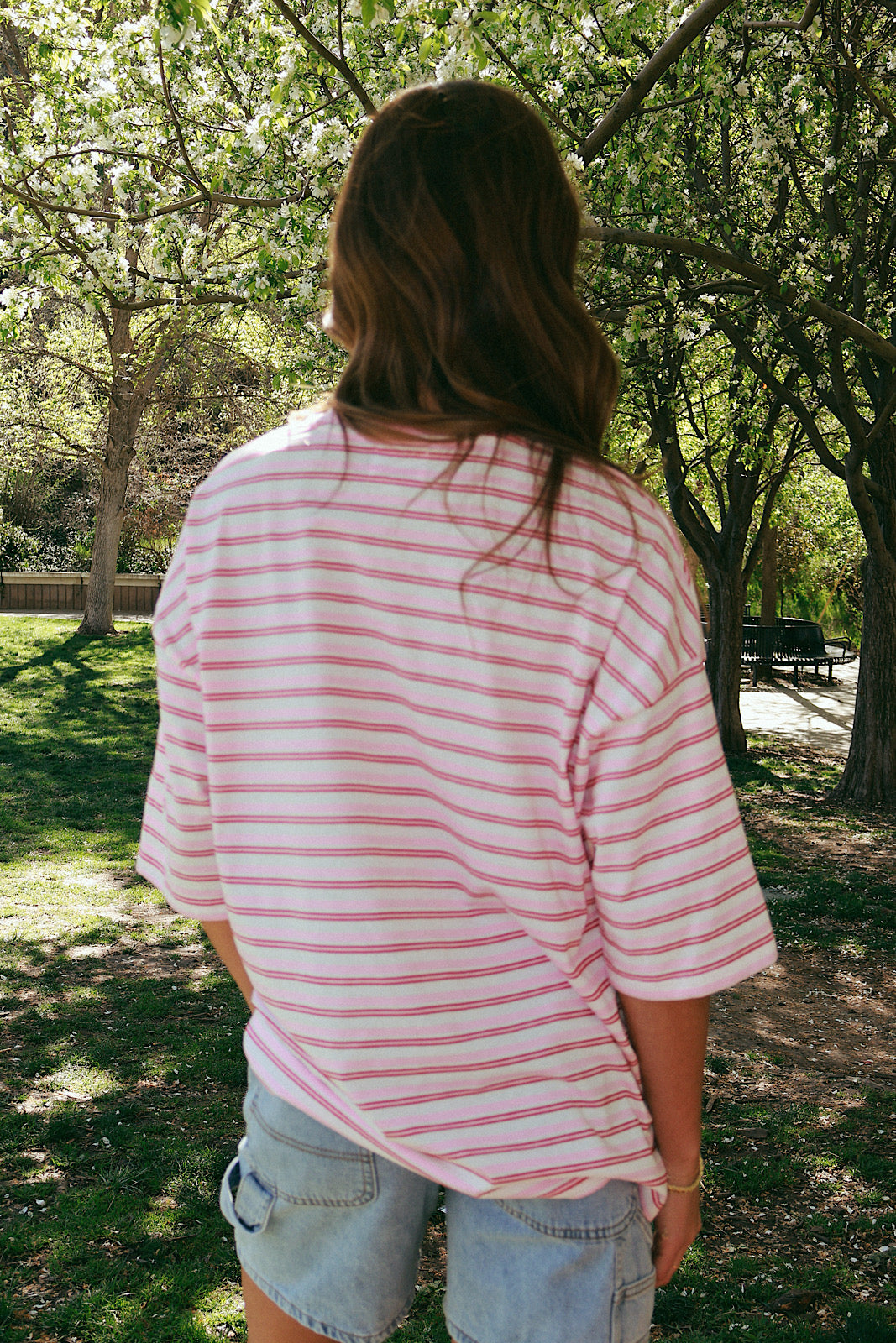 Sweet Tart Oversized Pink Tee