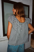 Aspyn Gingham Blouse