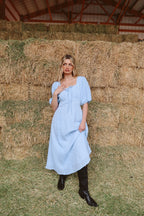 Bluebell Gingham Maxi