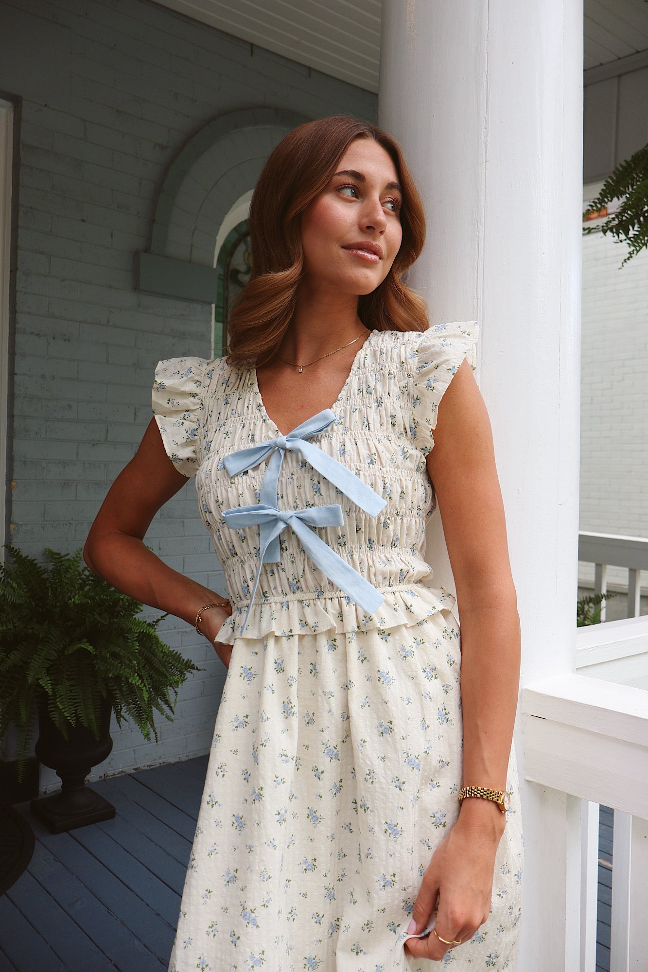 Sunnybrook Floral Midi Secondary image