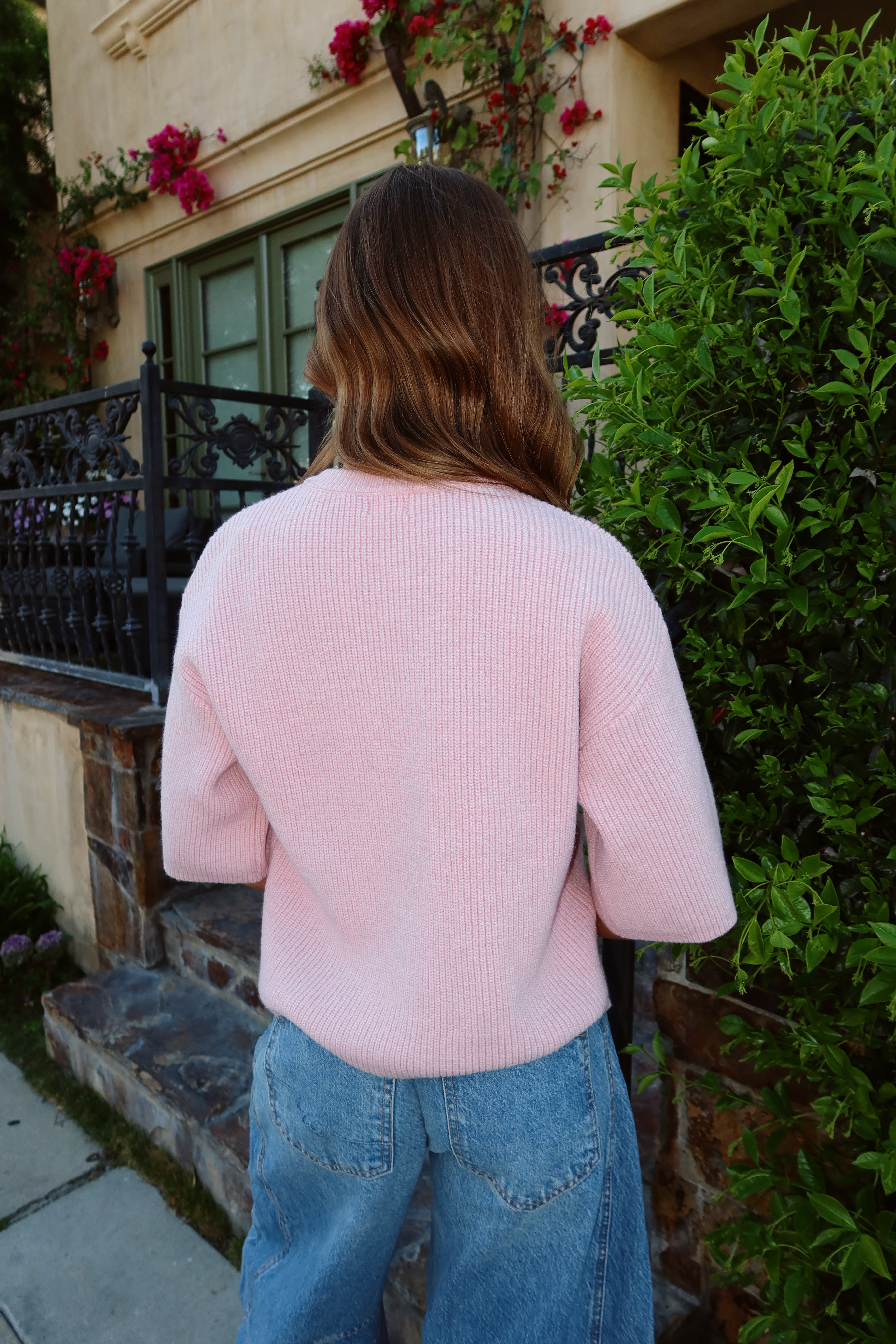 Sadie Cardigan in Pink