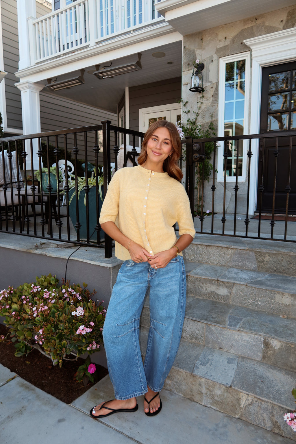 Elise Short Sleeve Cardigan