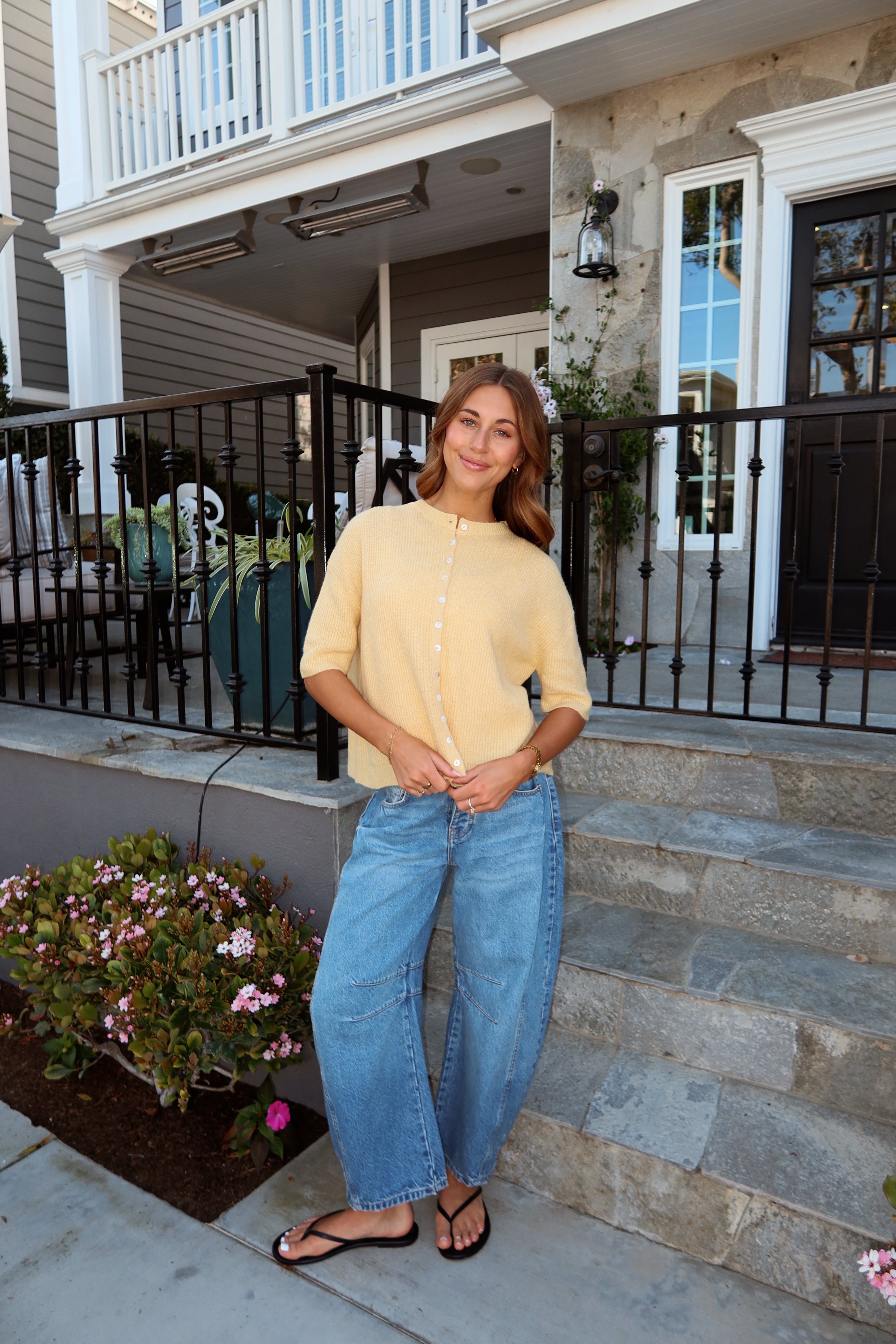 Elise Short Sleeve Cardigan