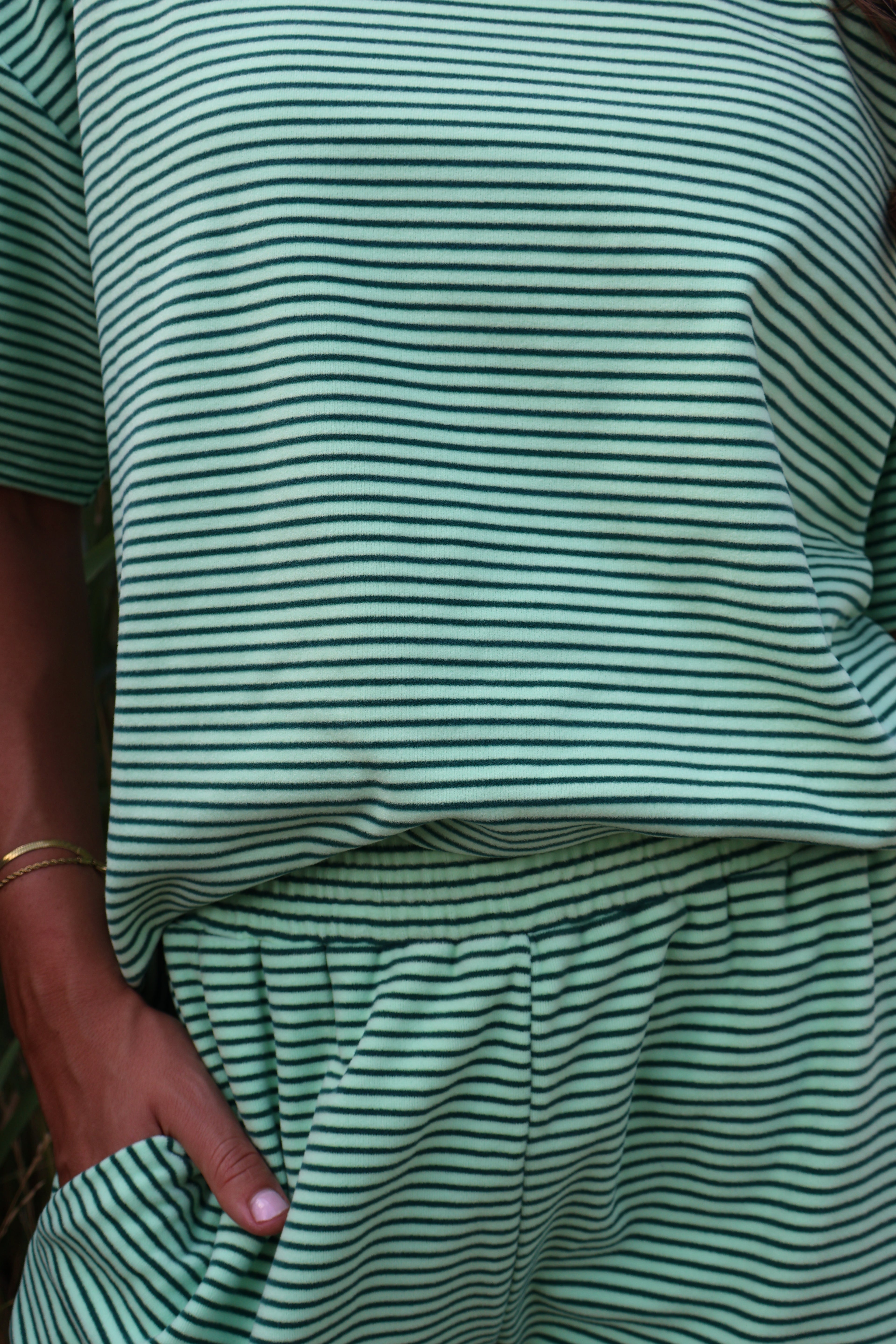 Porter Fleece Stripe Pants