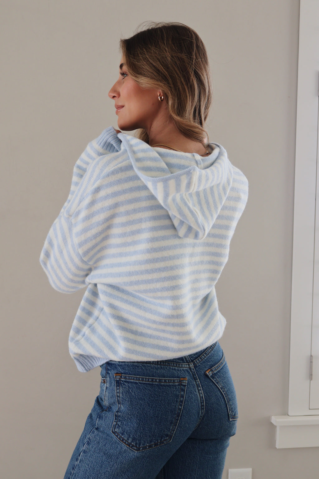 Myles Stripe Hooded Jacket