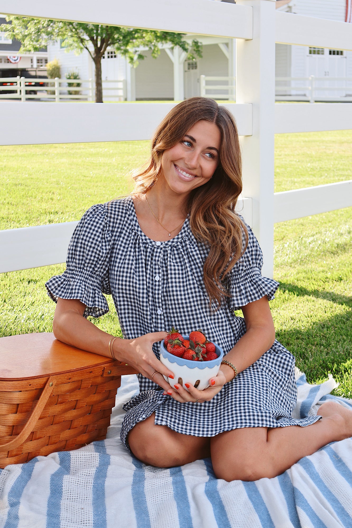 Sarah Gingham Dress