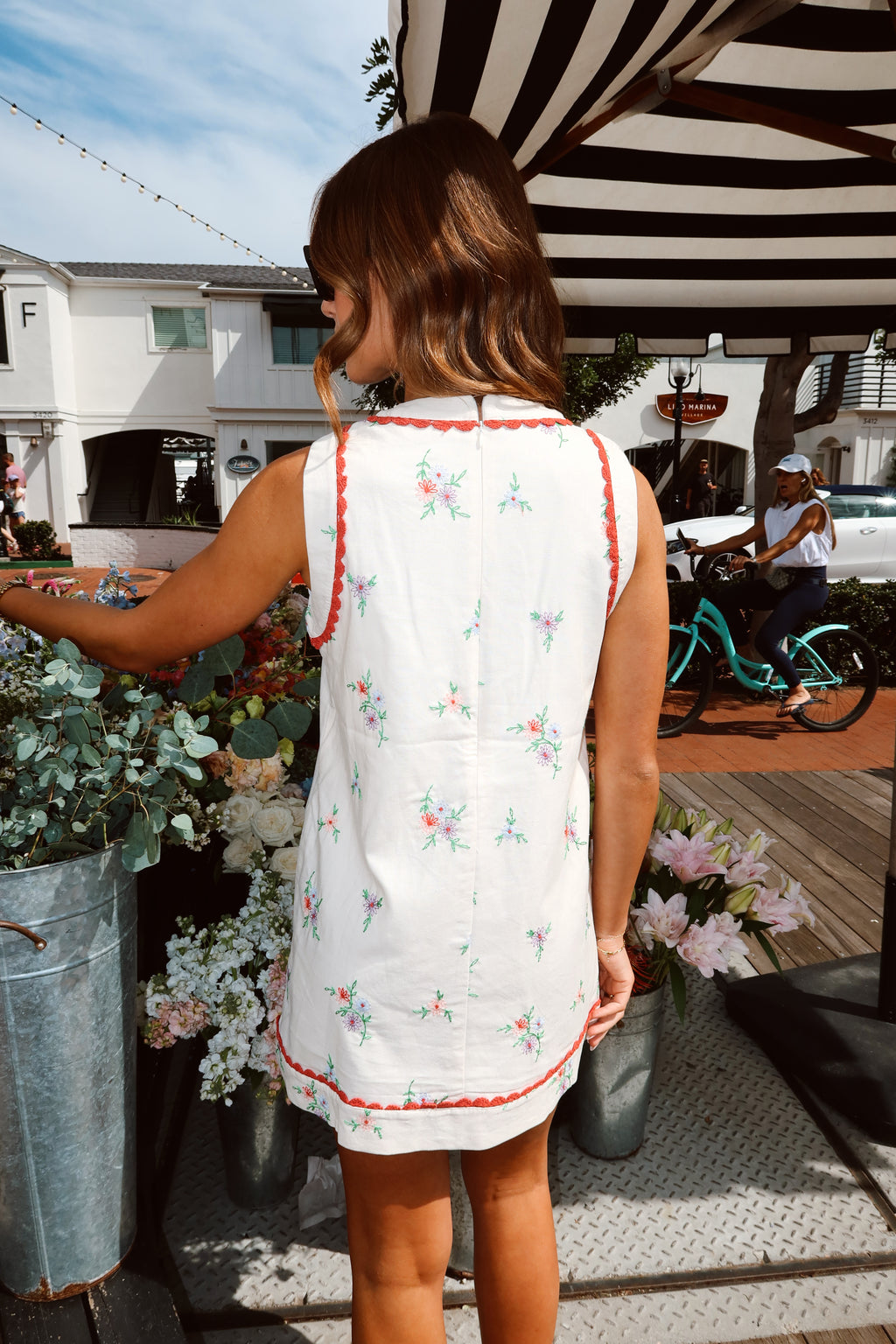 Poppy Floral Embroidered Dress