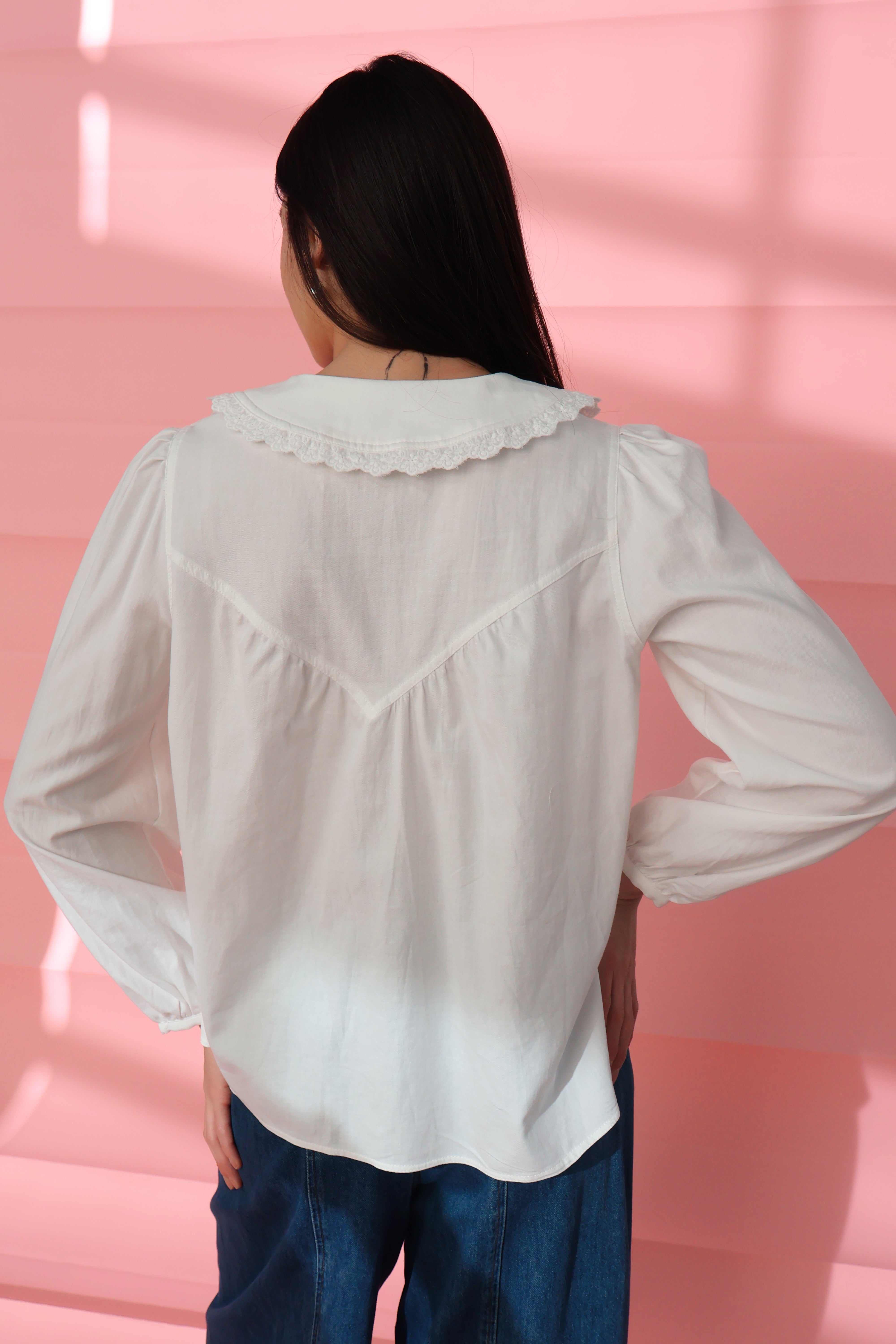 Everly White Blouse Secondary image