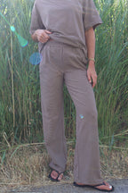 Porter Fleece Stripe Pants