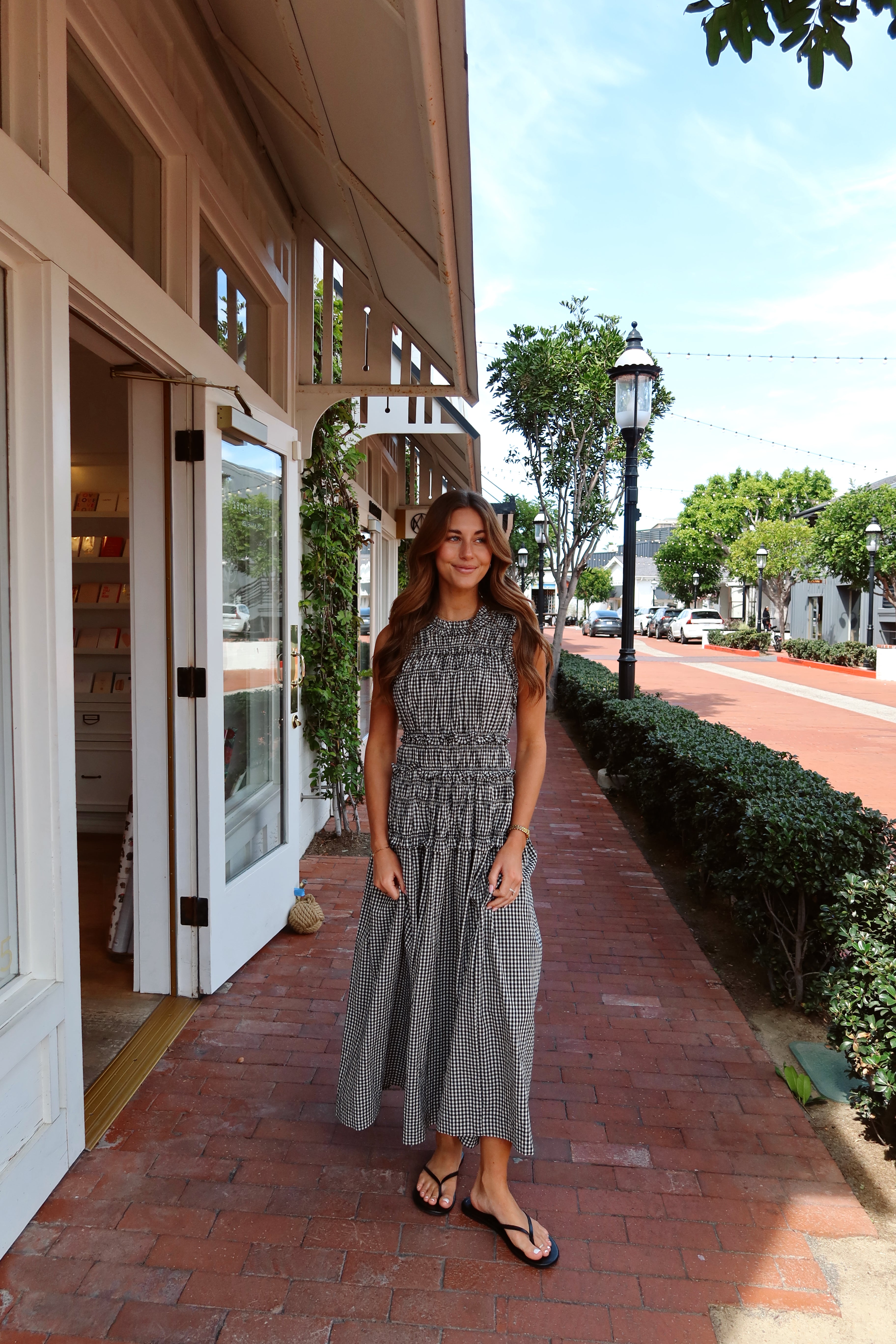 June Gingham Maxi Secondary image