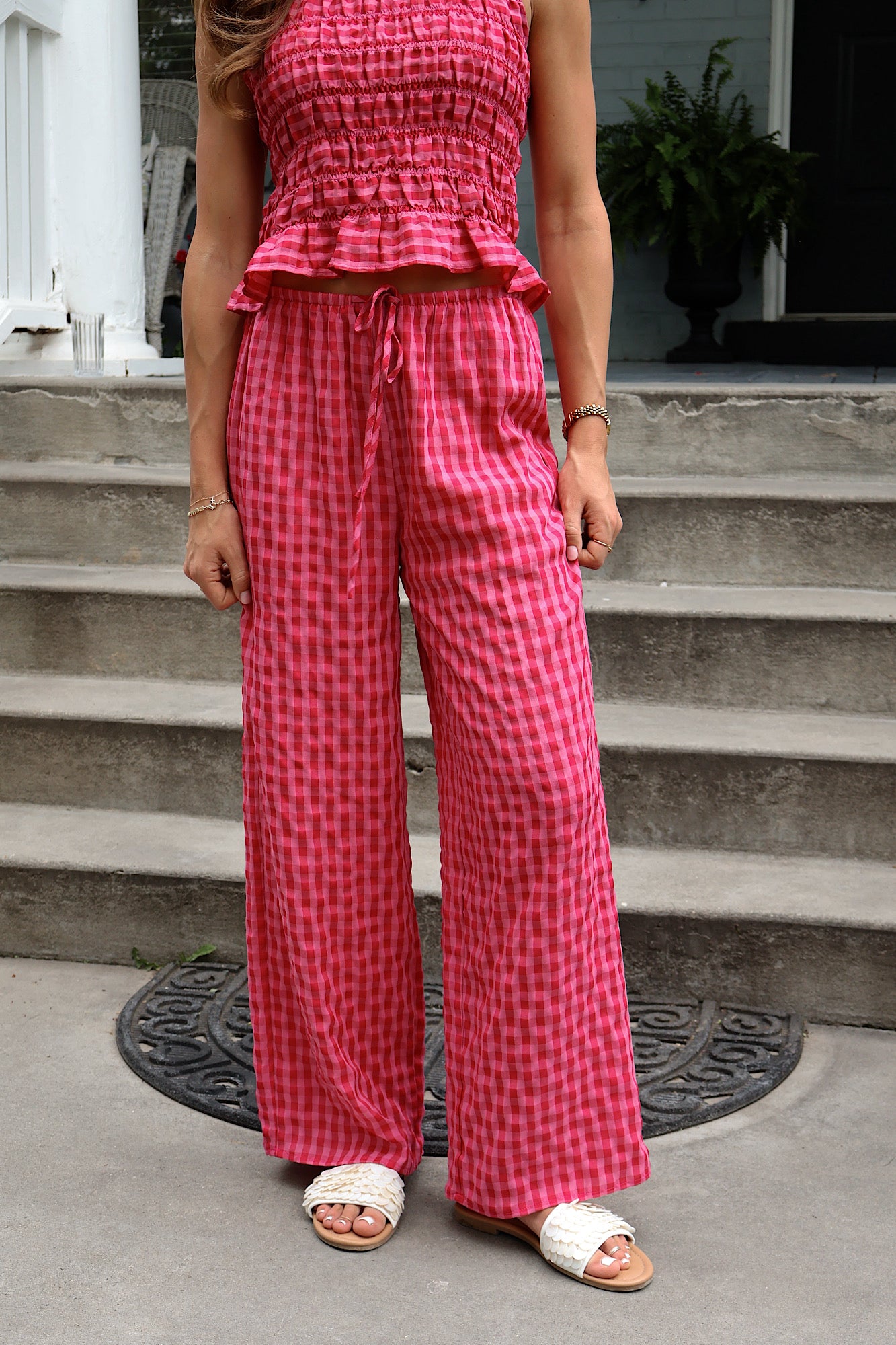 Savannah Gingham Pants Main image