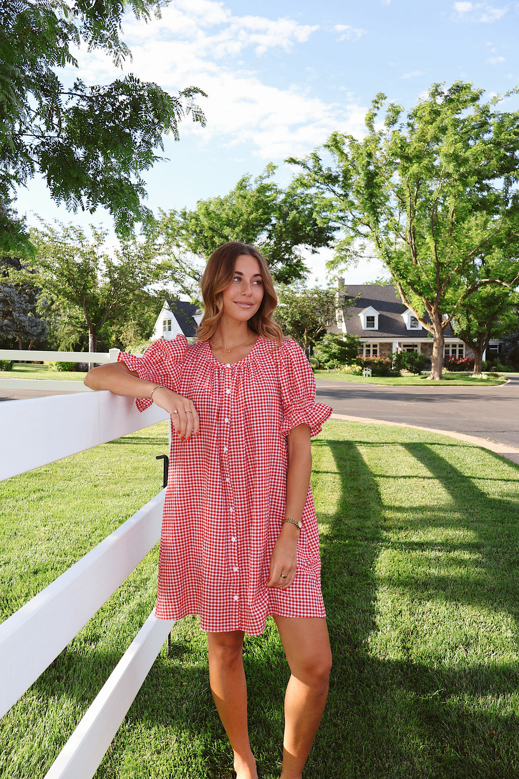 Sarah Gingham Dress