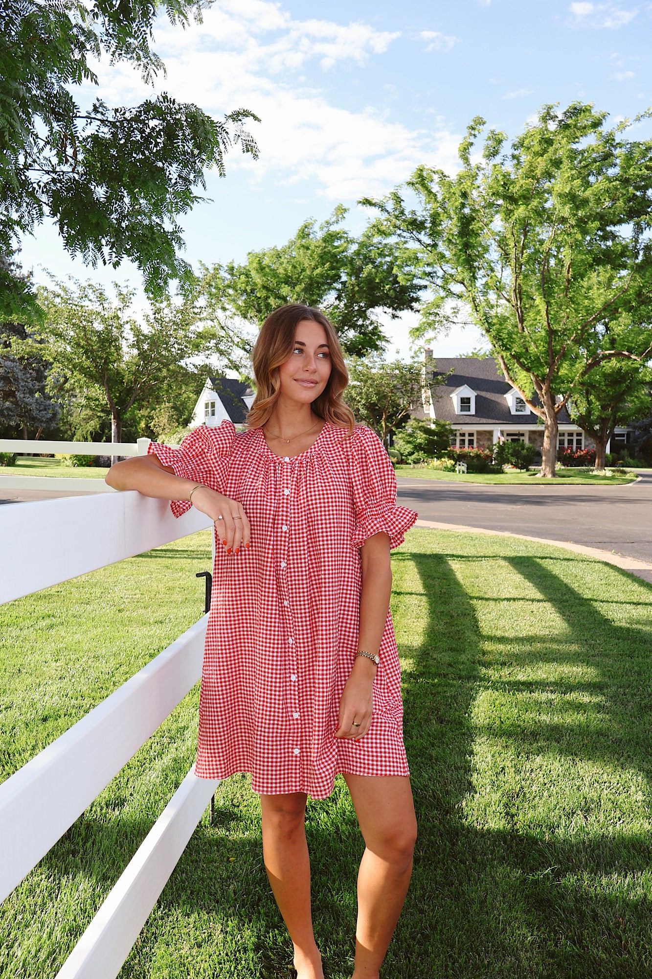 Sarah Gingham Dress