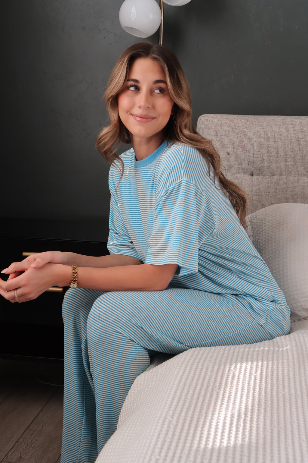 Dreamy Days Stripe Ribbed Tee