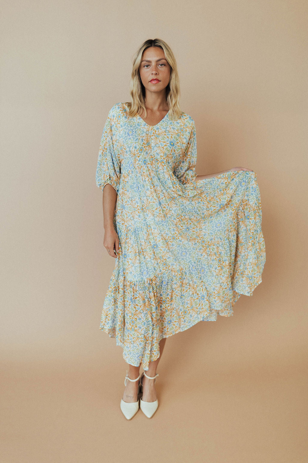 Elizabeth Floral Midi Main image