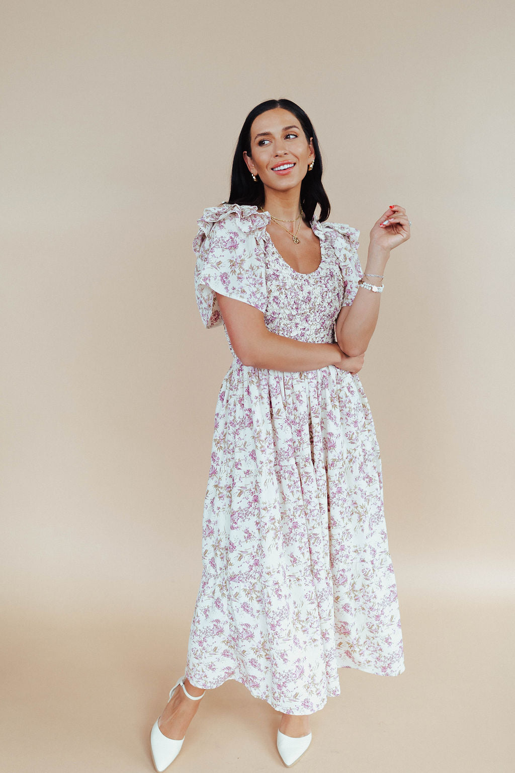 Penelope Floral Midi
