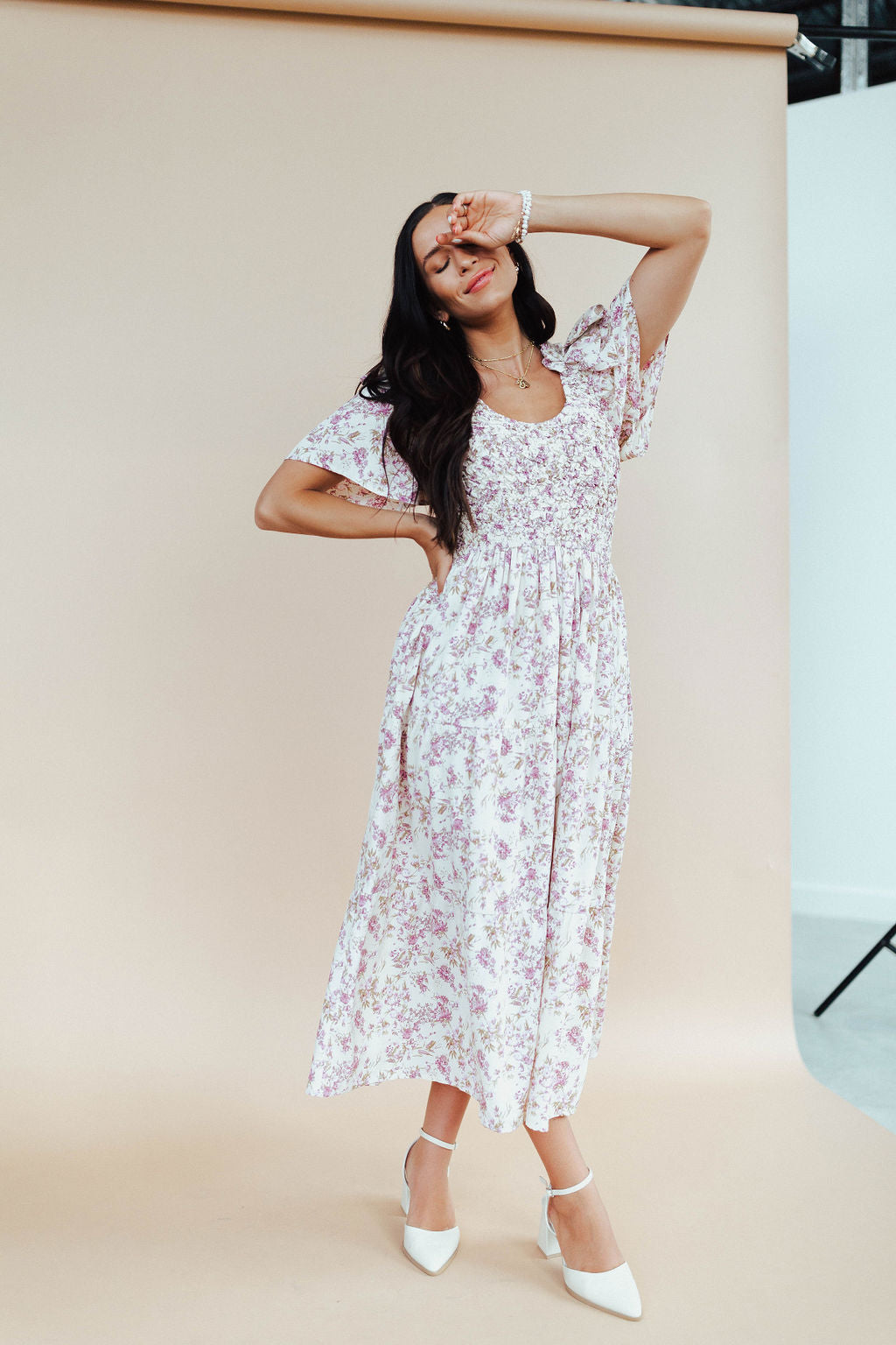 Penelope Floral Midi