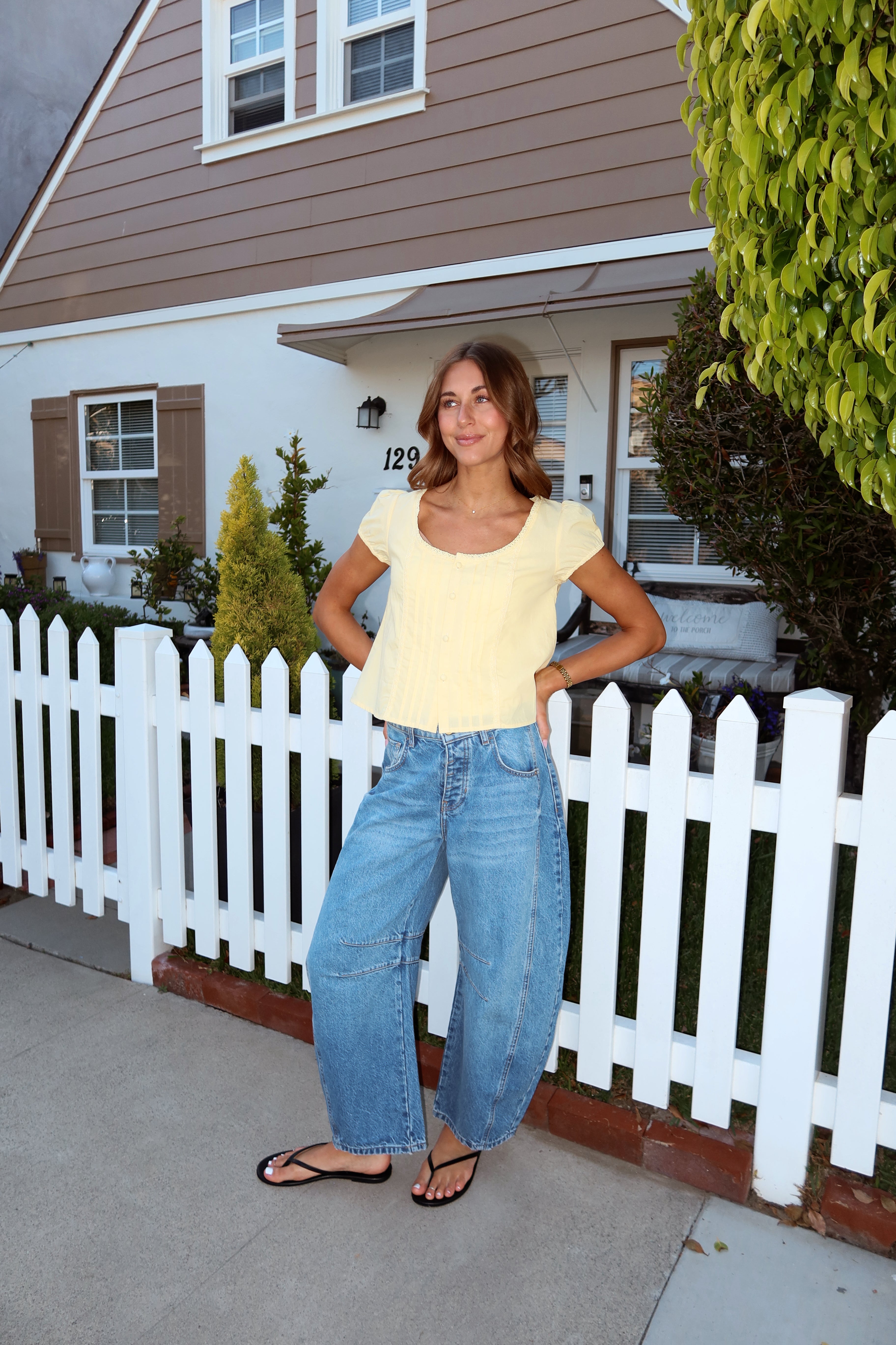 Lainey Butter Yellow Top