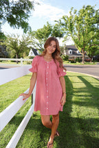 Sarah Gingham Dress