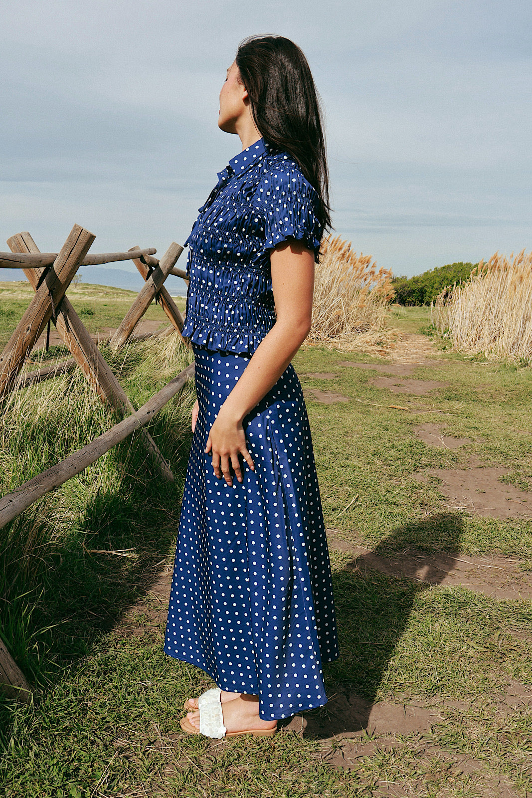 Dot Noir Skirt