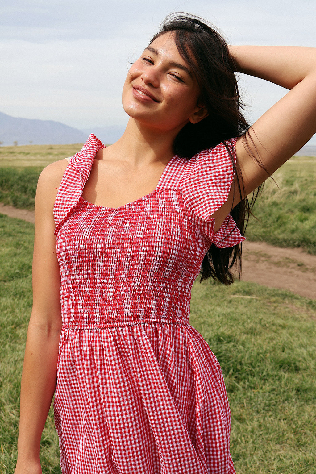 Dorothy Gingham Midi