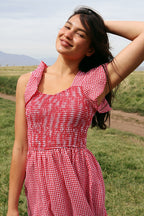 Dorothy Gingham Midi