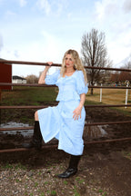 Bluebell Gingham Peplum