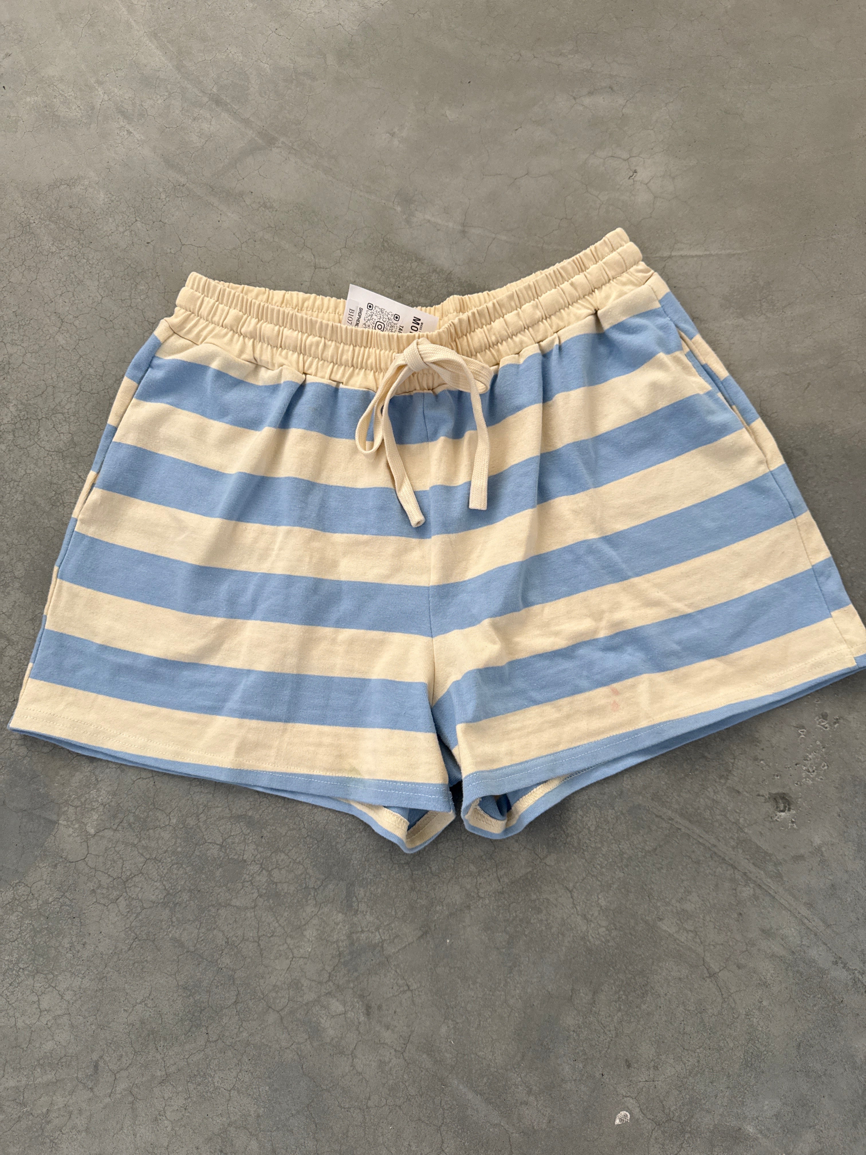 FINAL SALE - FLAWED Weekender Stripe Shorts - Large Main image