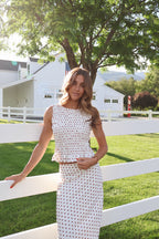 Dot Darling Smocked Tank