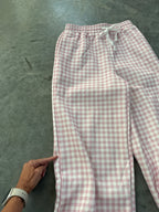 FINAL SALE - FLAWED Dolly Gingham Joggers - Small