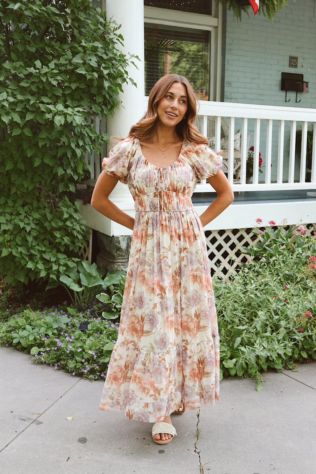 Carolina Bloom Mesh Dress