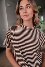 FINAL SALE - Porter Fleece Stripe Tee