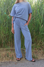 Porter Fleece Stripe Pants