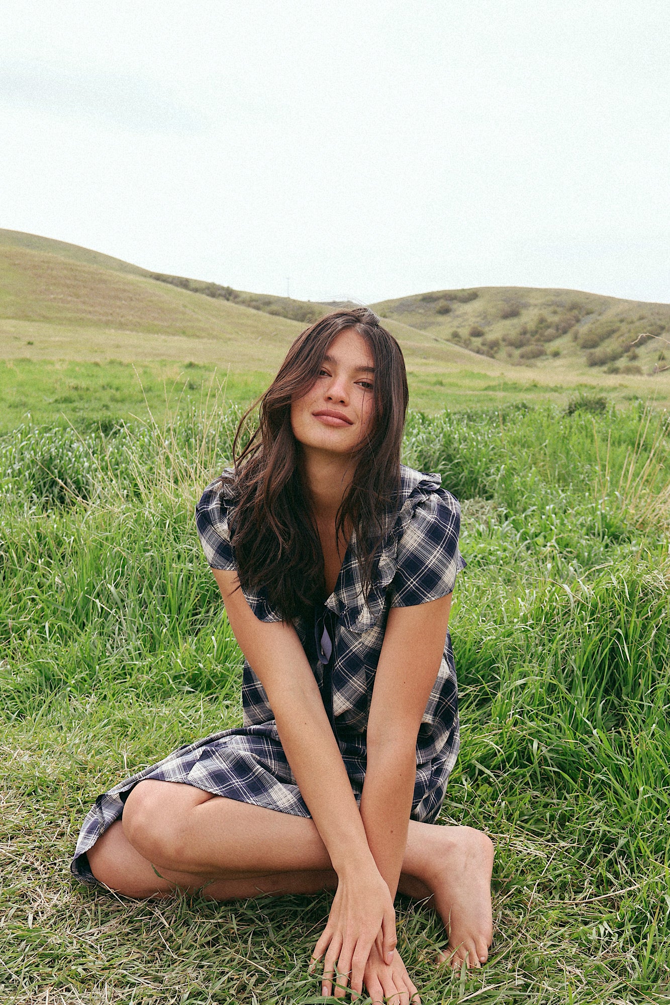 Highland Honey Plaid Dress