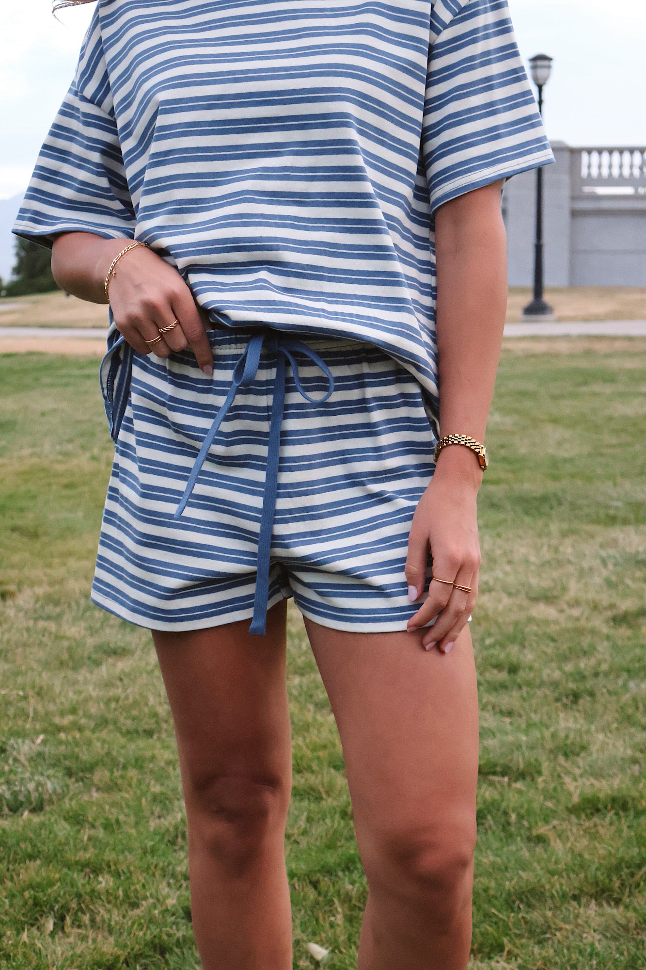 Quincy Stripe Shorts