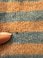 FINAL SALE - FLAWED Piper Pullover in Blush/Blue - Small