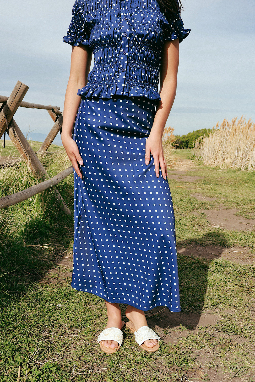 Dot Noir Skirt Main image