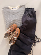 Billie Stripe Tee in Ivory