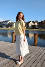 Seaside Sorbet Pointelle Cardigan