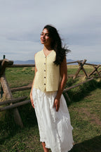 Rae Knit Tank in Butter Yellow