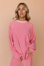 Porter Fleece Stripe Top