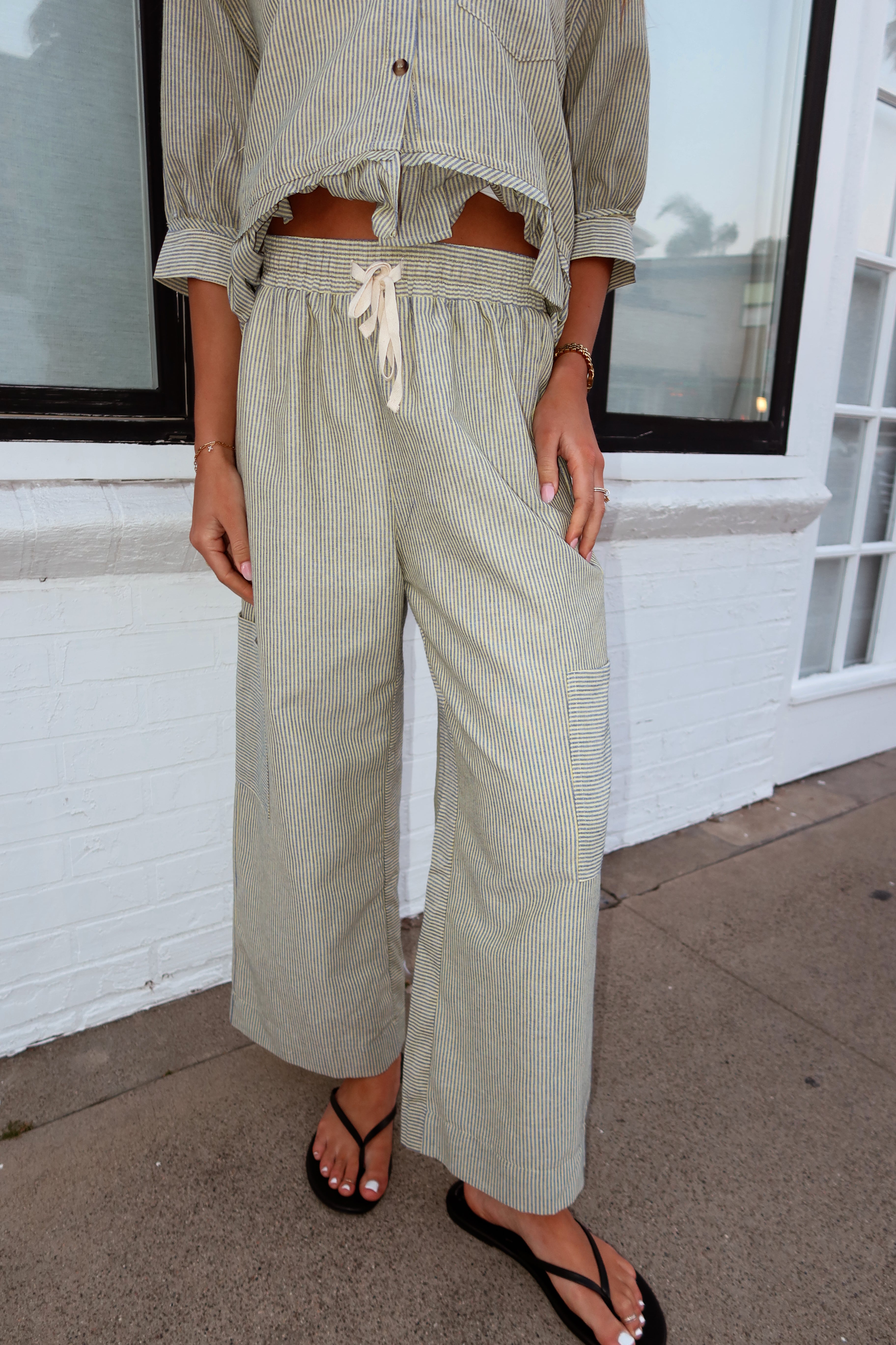 Bailey Pinstripe Pants Main image