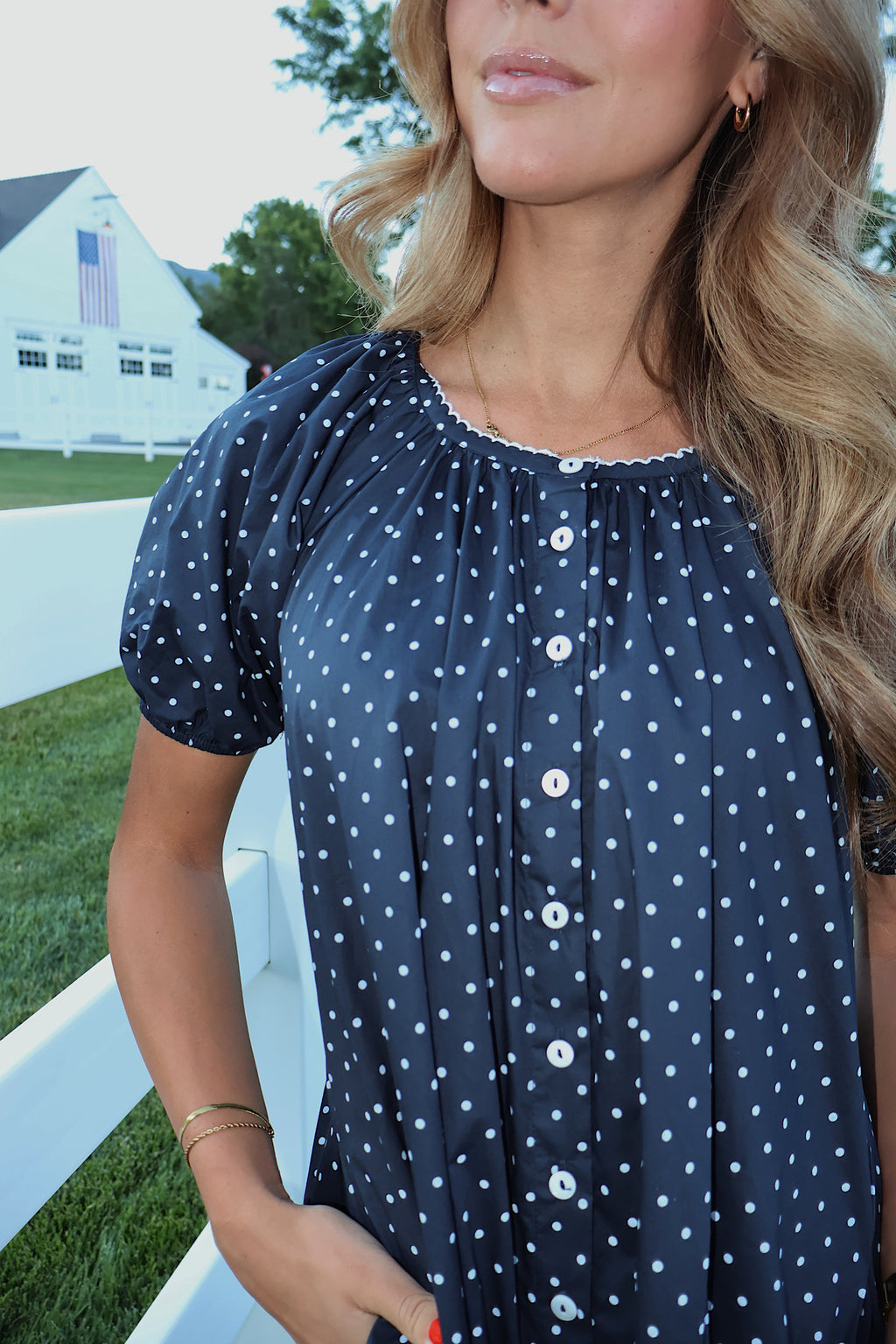 Eleanor Dot Dress