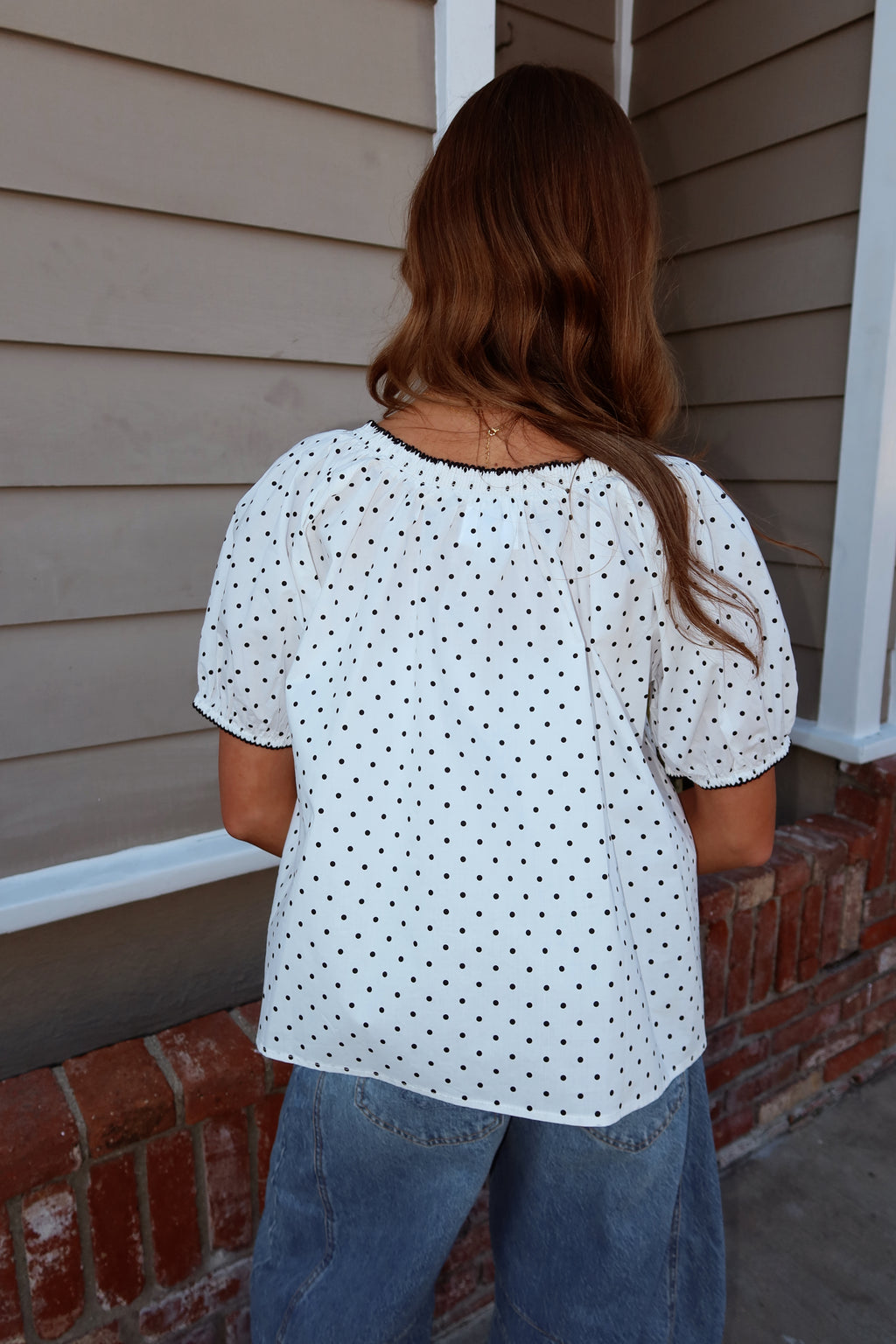 Polly Dot Blouse