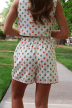 Floral Scalloped Shorts