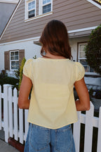 Lainey Butter Yellow Top