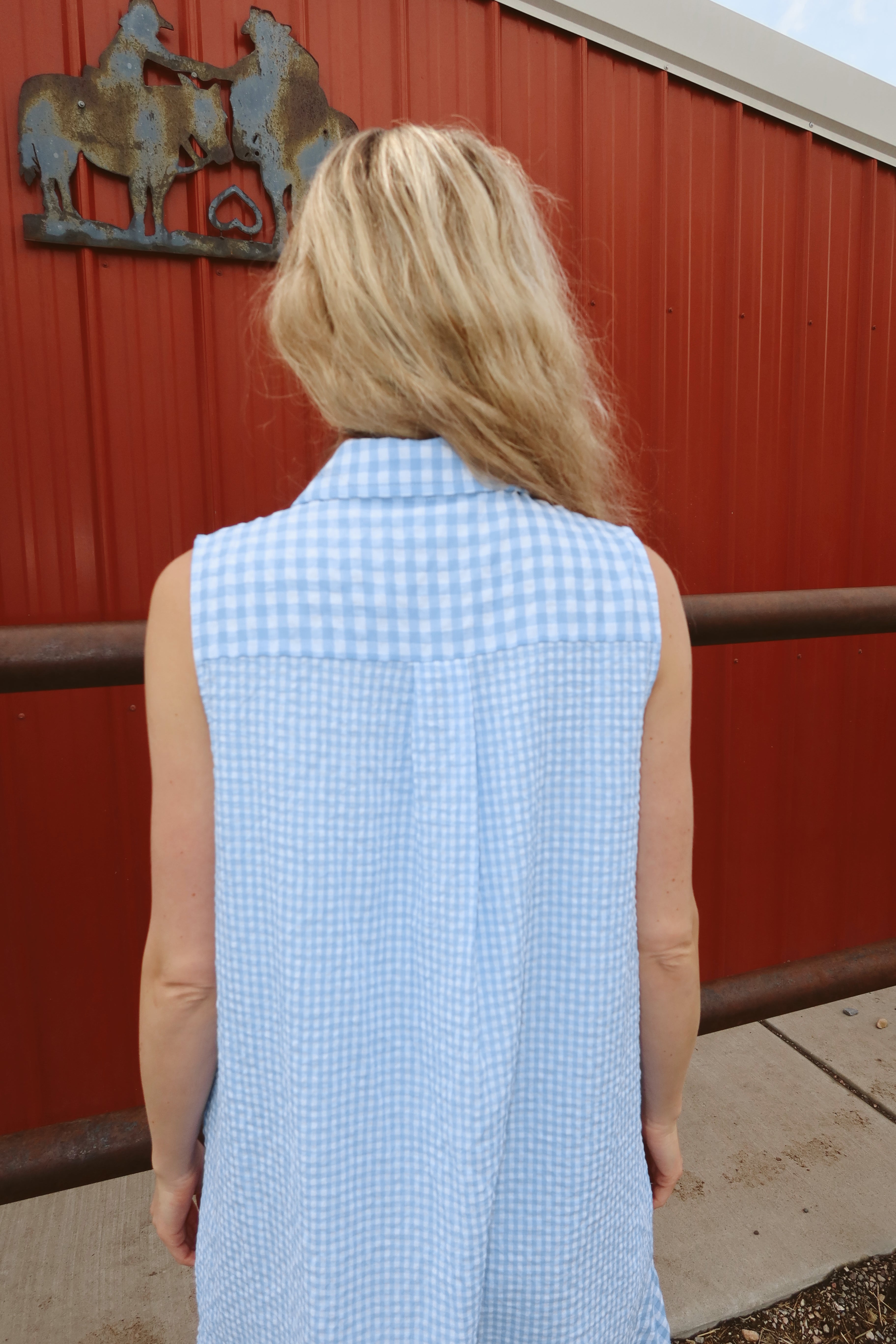 Bluebell Gingham Shirt Dress