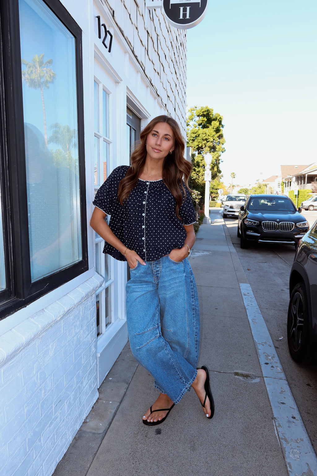 Polly Dot Blouse